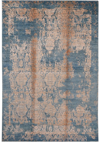 Silk Touch Turuncu / Mavi 169X247 Halı ~ 4.17 M2