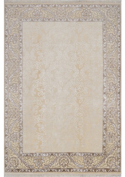 Kumkapı Ipekli 42004-5 201X292 Renkli El Dokuma Halı ~ 5.87 M2