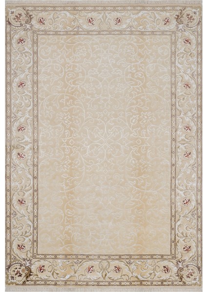 Kumkapı Ipekli 42004-6 204X293 Renkli El Dokuma Halı ~ 5.98 M2