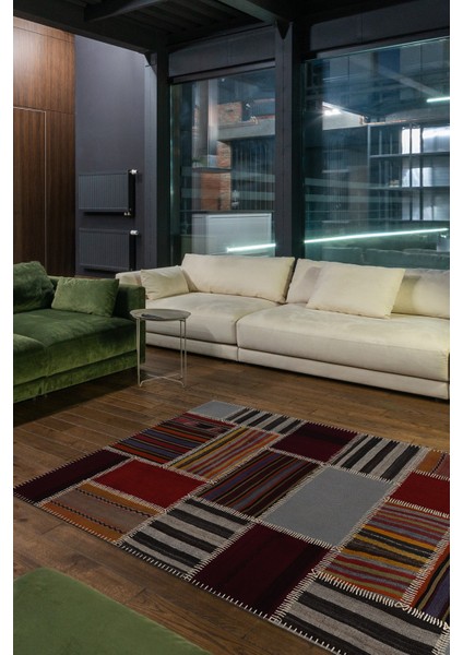 Kilim Patchwork Renkli 120X180 ~ 2.16 M2