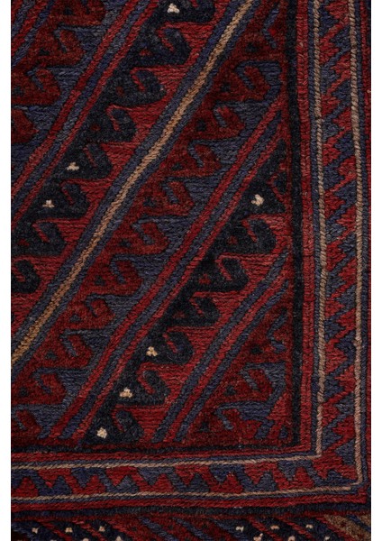 Afgan Berceste 180003 134X125 Kırmızı El Dokuma Kilim ~ 1.68 M2