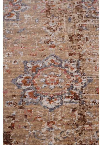 Vintage Desenli Yün Makine Halı 200X300 ~ 6 M2