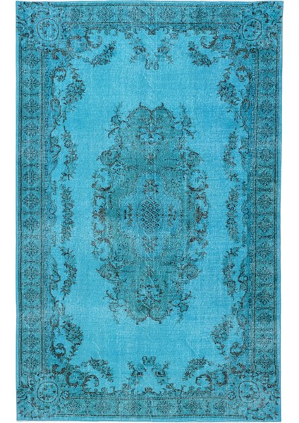 Vintage 54246 Turkuaz Halı 194X301 ~ 5.84 M2 fiyatları