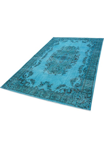 Vintage 54246 Turkuaz Halı 194X301 ~ 5.84 M2 indirimleri