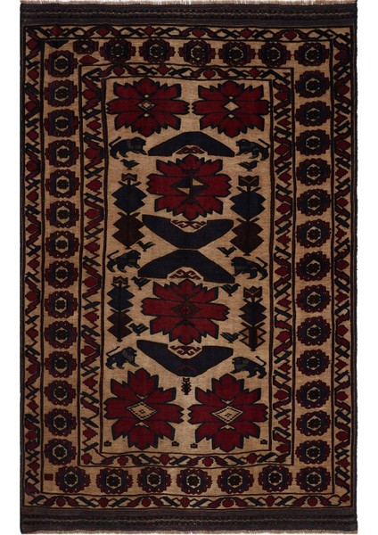 Afgan Berceste 1800016 186X286 Kırmızı El Dokuma Kilim ~ 5.32 M2