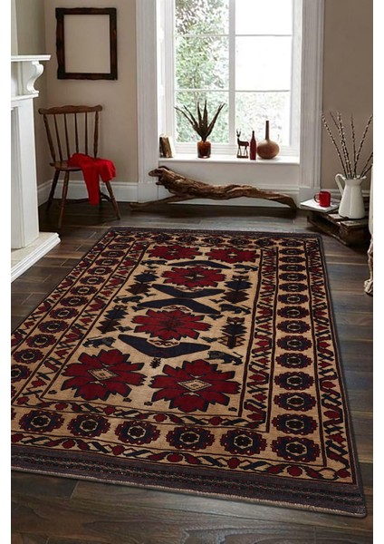 Afgan Berceste 1800016 186X286 Kırmızı El Dokuma Kilim ~ 5.32 M2