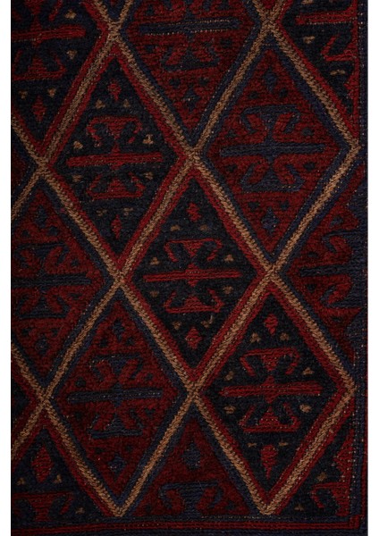 Afgan Berceste 1800014 152X192 Kırmızı El Dokuma Kilim ~ 2.92 M2