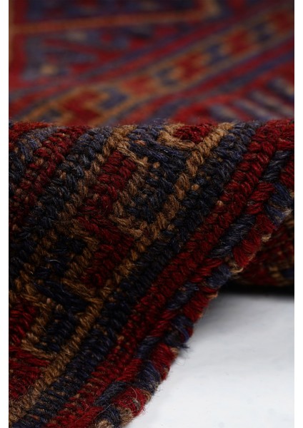 Afgan Berceste 1800014 152X192 Kırmızı El Dokuma Kilim ~ 2.92 M2