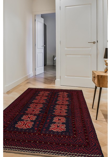 Afgan Berceste 18070 131X197 Kırmızı El Dokuma Kilim ~ 2.58 M2