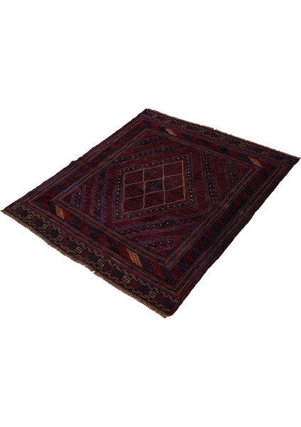 Afgan Berceste 18055 118X139 Kırmızı El Dokuma Kilim ~ 1.64 M2