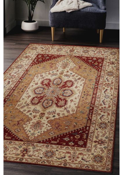 Ocean Uşak 191X240 Renkli El Dokuma Halı ~ 4.58 M2