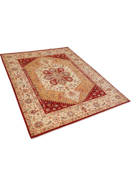 Ocean Uşak 191X240 Renkli El Dokuma Halı ~ 4.58 M2