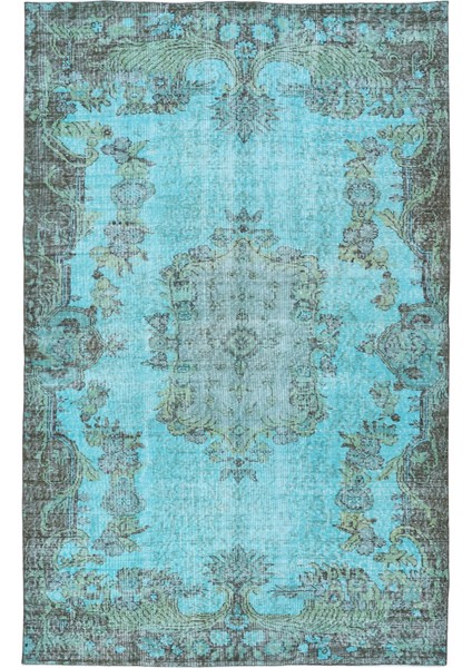 Vintage 54205 Turkuaz Halı 174X263 ~ 4.58 M2 fiyatları