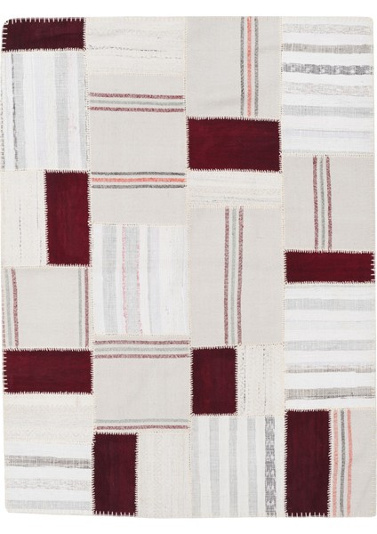 Kilim Patchwork Krem 150X200 ~ 3 M2