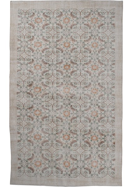 Vintage Krem / Yeşil Halı 179X294 ~ 5.26 M2