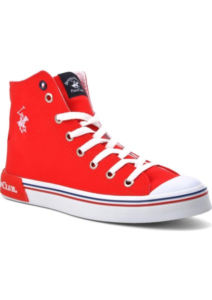 PO-10151 Kırmızı Erkek Bilek Boy Sneaker