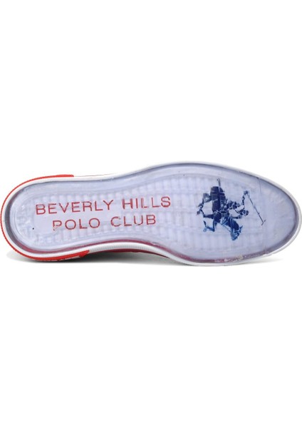 PO-10151 Kırmızı Erkek Bilek Boy Sneaker