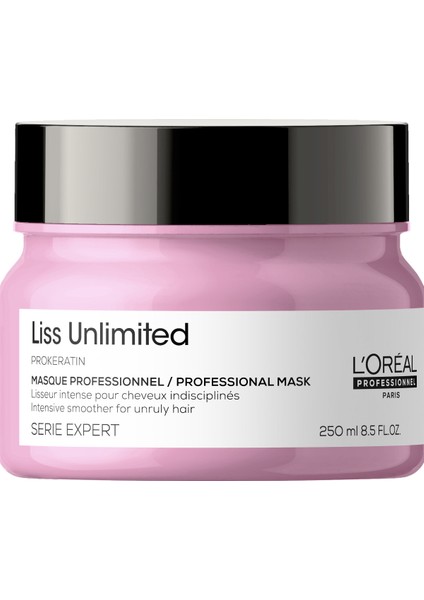 L'oreal Professionnel Serie Expert Liss Unlimited Elektriklenme Karşıtı ve Yoğun Yumuşaklık Veren Maske 250 ml