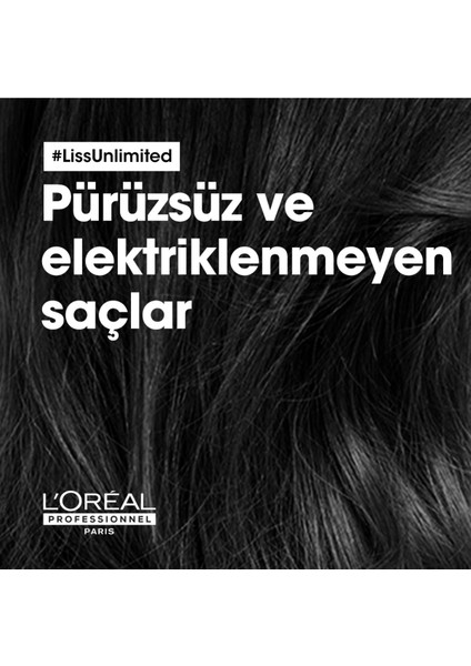 L'oreal Professionnel Serie Expert Liss Unlimited Elektriklenme Karşıtı ve Yoğun Yumuşaklık Veren Maske 250 ml