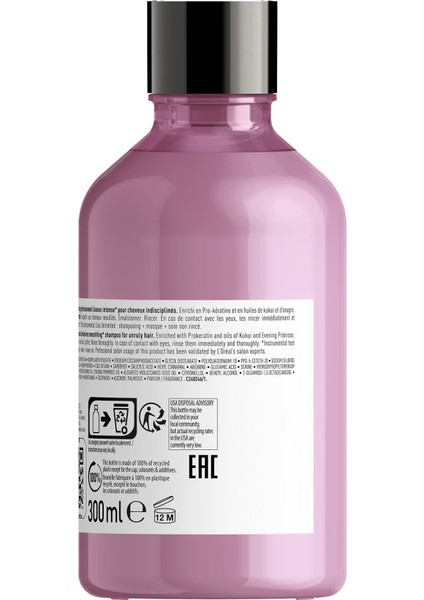 L'oreal Professionnel Serie Expert Liss Unlimited Elektriklenme Karşıtı ve Yumuşaklık Veren Şampuan 300 ml fırsatları