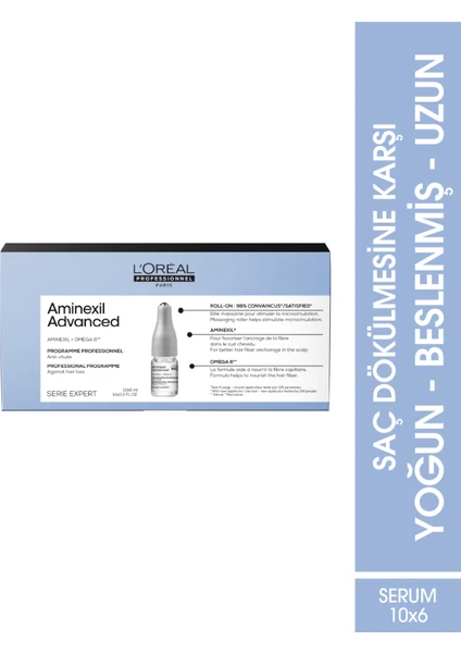 L'oreal Professionnel Serie Expert Aminexil Advanced Etkili Serum 10x6 ml