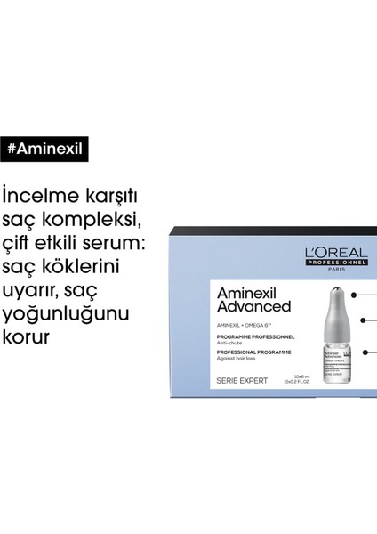 L'oreal Professionnel Serie Expert Aminexil Advanced Etkili Serum 10x6 ml