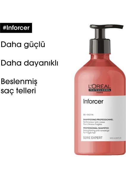 Serie Expert Inforcer Kırılma Karşıtı Güçlendirici Şampuan 500 ml