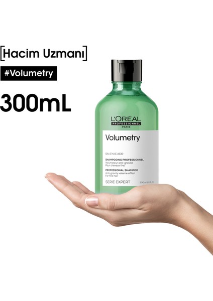 L'oreal Professionnel Serie Expert Volumetry İnce Telli Saçlar için Hacim Veren Şampuan 300 ml