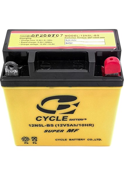 Akü Cycle 12N5L-BS