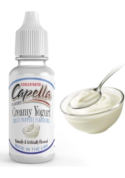 Capella Creamy Yogurt 10 ml Gıda Aroma Vericisi