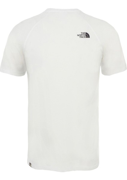 The North Face M Raglan Redbox Tee Erkek Günlük Tişört NF0A3BQOFN41 Beyaz