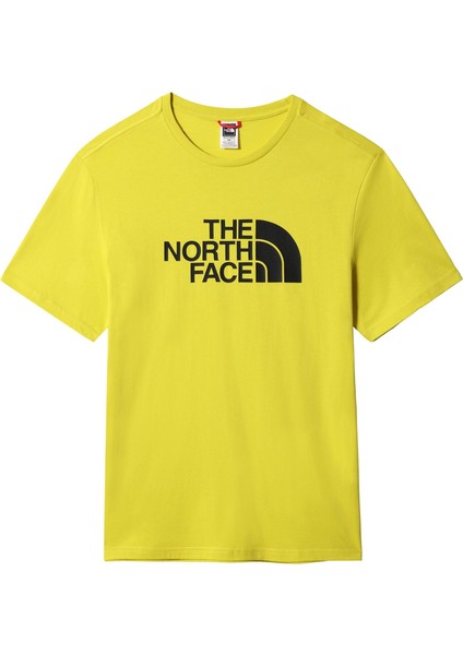 The North Face M Easy Tee Erkek Günlük Tişört NF0A2TX37601 Sarı