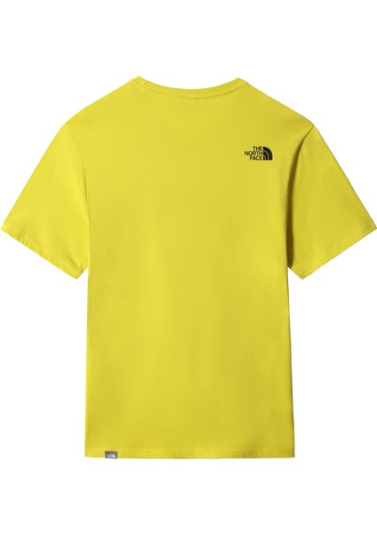 The North Face M Easy Tee Erkek Günlük Tişört NF0A2TX37601 Sarı