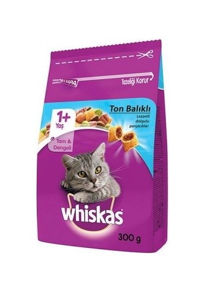 Ton Balıklı ve Sebzeli Yetişkin Kedi Maması 300 gr