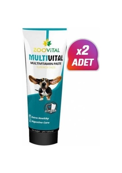 Multivital Köpek Macunu 100 gr 2 Adet