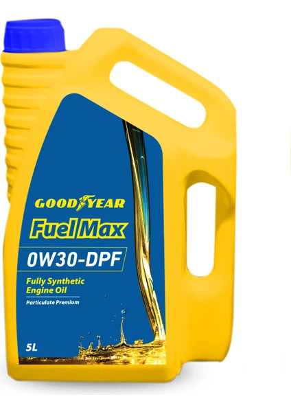 GOODYEAR FUEL MAX 0W30 PARTİKÜL 5 LİTRE MOTOR YAĞI