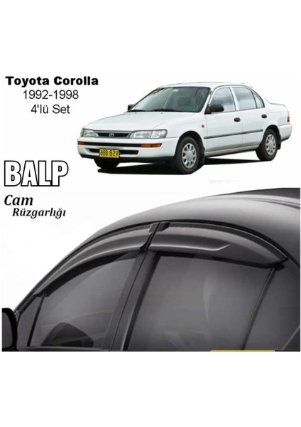 Toyota Corolla Cam Rüzgarlığı 1993-1999 Arası Mügen Tip 4lü