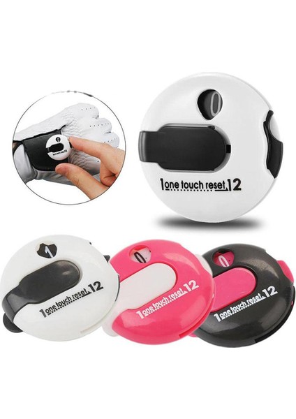 6x Kompakt Golf Stroke Sayacı Puanlama Skoru Skoru Golf Aksesuarları modelleri