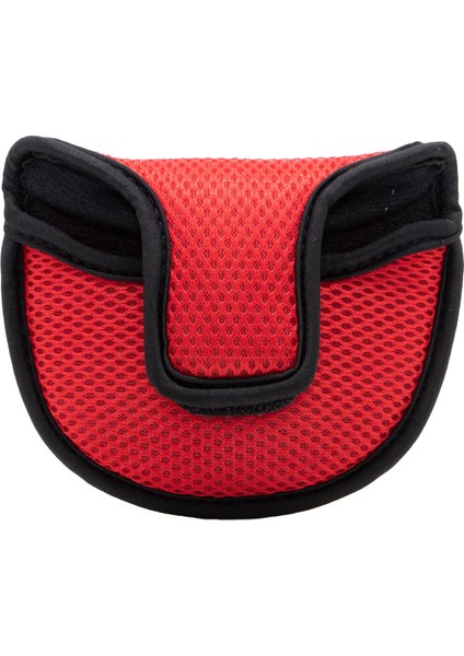 Golf Putter Mallet Kafa Kapak Headcover Autter Koruyucu Unisex Golfçü Kırmızı