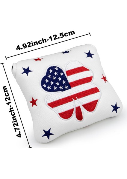 Dayanıklı Golf Putter Mallet Kafa Kapak Manyetik Kapatma Headcover Unisex Hediye fırsatları