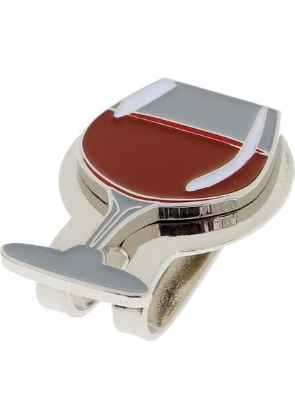 Golf Topu Marker Şapka Klip Ayrılabilir Manyetik Mark Klip Kırmızı fırsatları