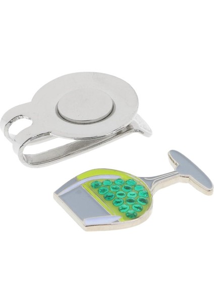 1 Parça Alaşım Golf Topu Marker Şapka Klip Manyetik Golf Hediye Yeşil fırsatları