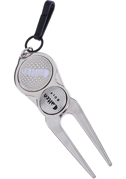 Yeni Çinko Alaşım Golf Pitch Mark Divot Onarım Aracı ve Manyetik Top Marker