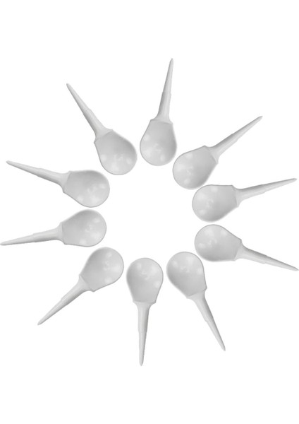 10 Adet Plastik Anti-Dilim Golf Tees Sandalye Şeklindeki Tees Divot Araçları Beyaz indirimleri