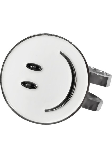 Mini Manyetik Şapka Klip Yüz Golf Topu Marker Golfçü Hediye Beyaz fırsatları