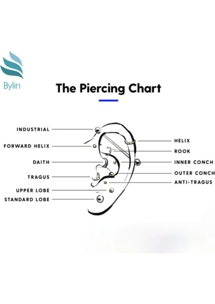 G23 Titanyum Piercing - Bar Uzunluğu 8mm - 1 Adet