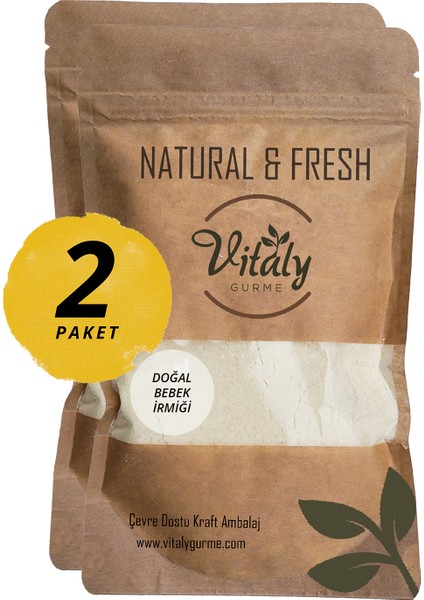 Irmik Bebek Irmiği +6 Ay Ek Gıda 2'li Paket 2X200G