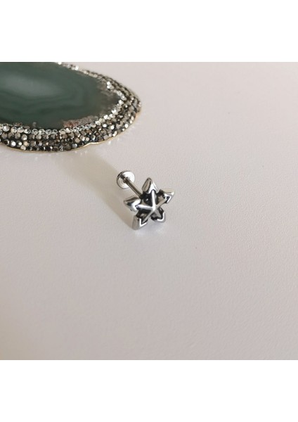 Cerrahi Çelik Yıldız Piercing
