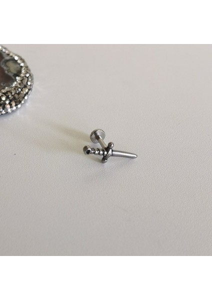 Cerrahi Çelik Piercing- Bar Uzunluğu 6 Mm- 1 Adet