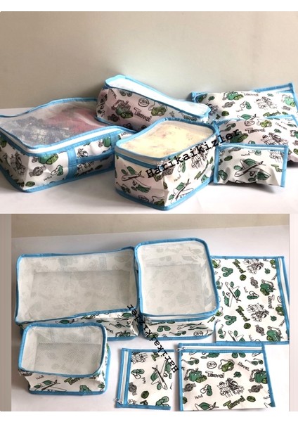 2 Set Valiz Içi Düzenleyici Valiz Organizeri (12 Parça)